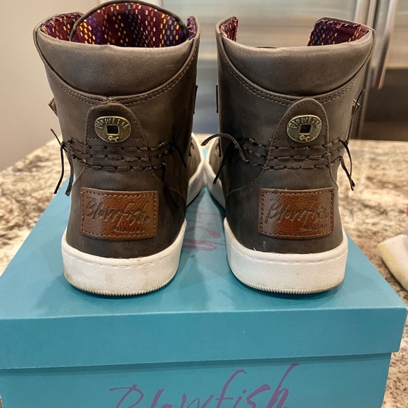 Blowfish high tops, vegan leather. - Picture 2 of 5